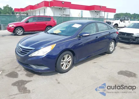 2014 Hyundai Sonata Gls z USA, uszkodzony, nr VIN 5NPEB4ACXEH846484